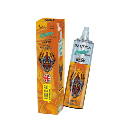 Saltica Cyberpunk 12000 Mango Passion Fruit Disposable Vape Bar